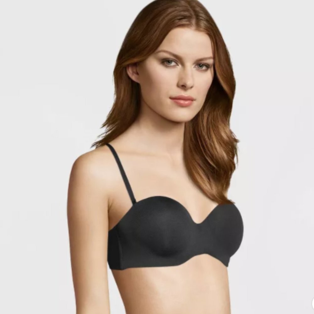 Maidenform Convertible Bra Strapless Women Black